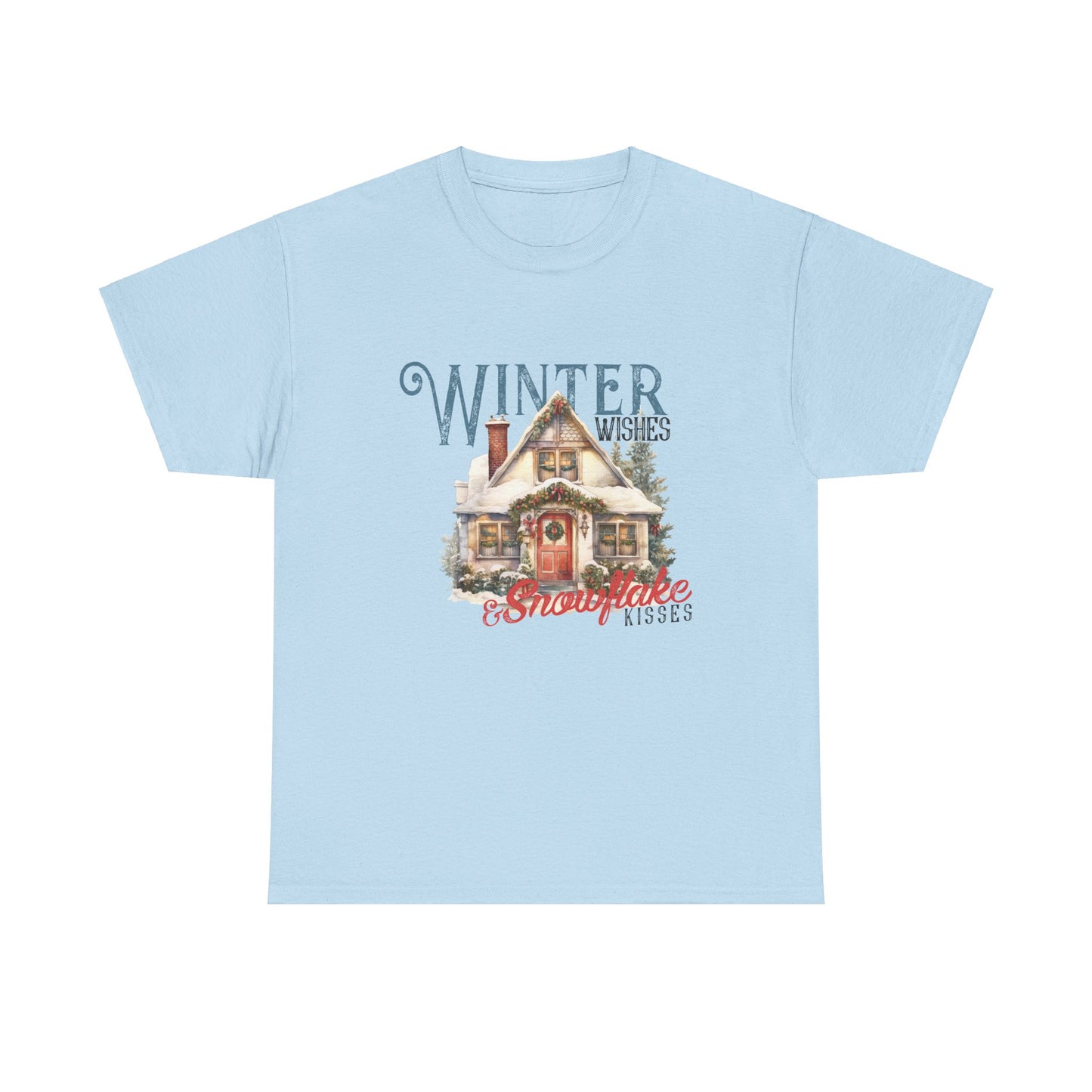 Winter Wishes & Snowflake Kisses Cotton Tee