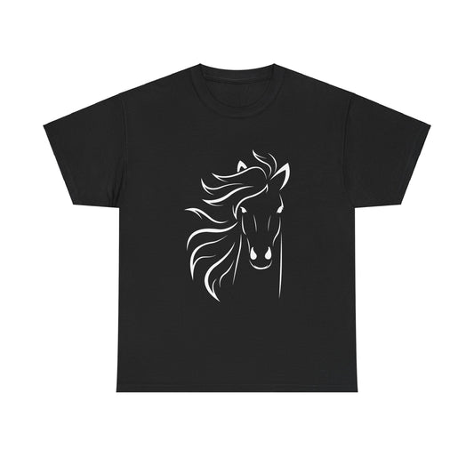 Horse Unisex Heavy Cotton Tee