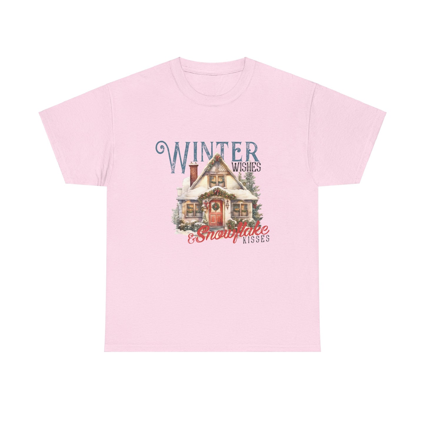 Winter Wishes & Snowflake Kisses Cotton Tee