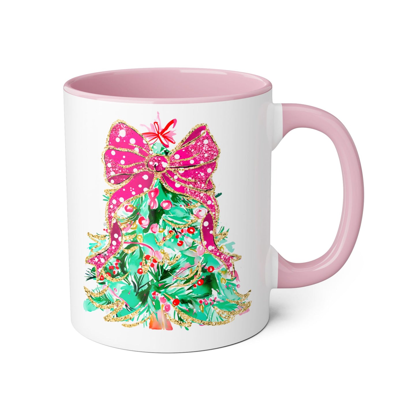 Christmas Tree with Bow Mug