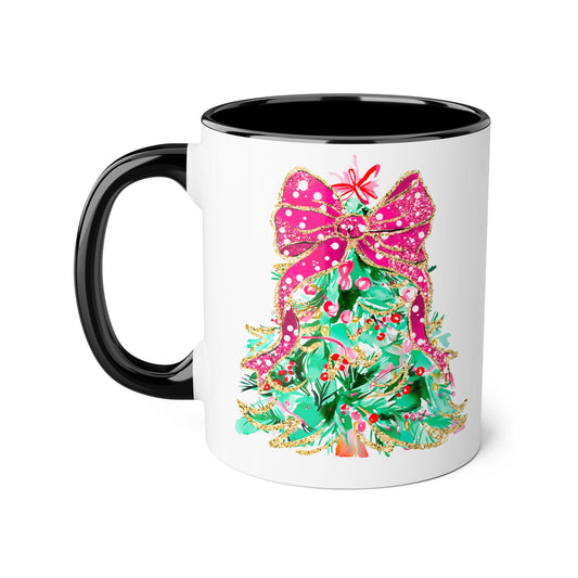 Christmas Tree with Bow Mug