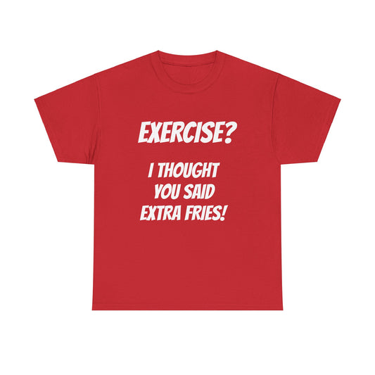 Exercise Unisex Heavy Cotton Tee