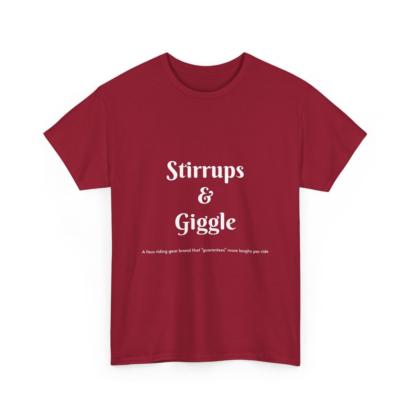 Stirrups Unisex Heavy Cotton Tee