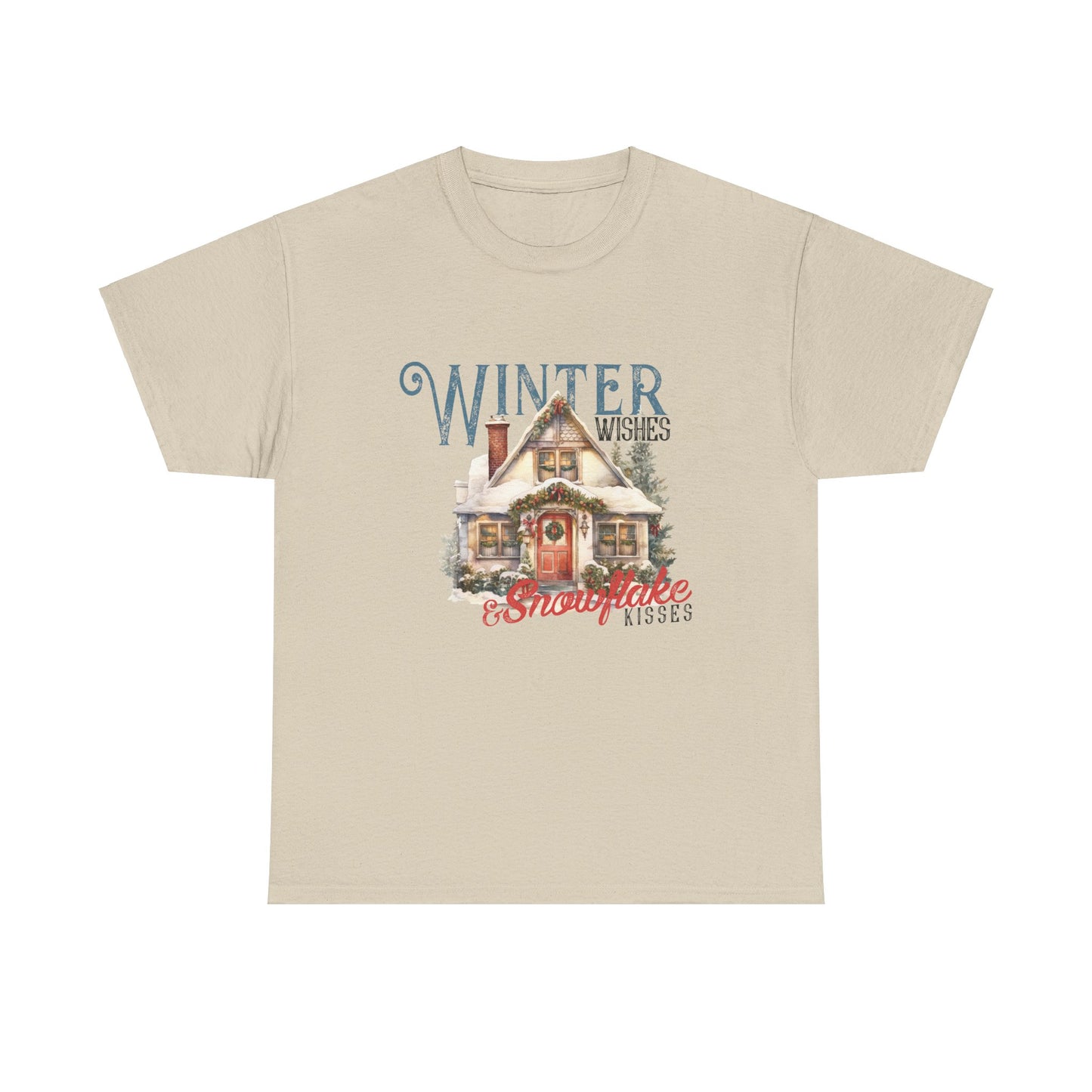 Winter Wishes & Snowflake Kisses Cotton Tee