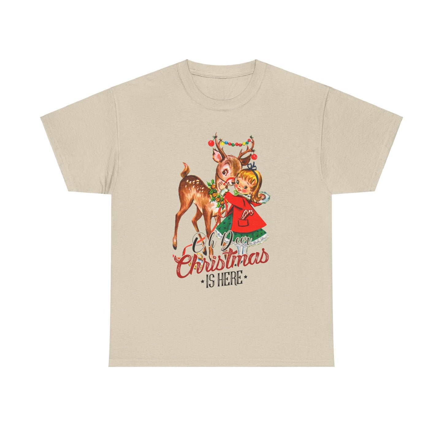 Oh Deer Christmas is Here Cotton Tee