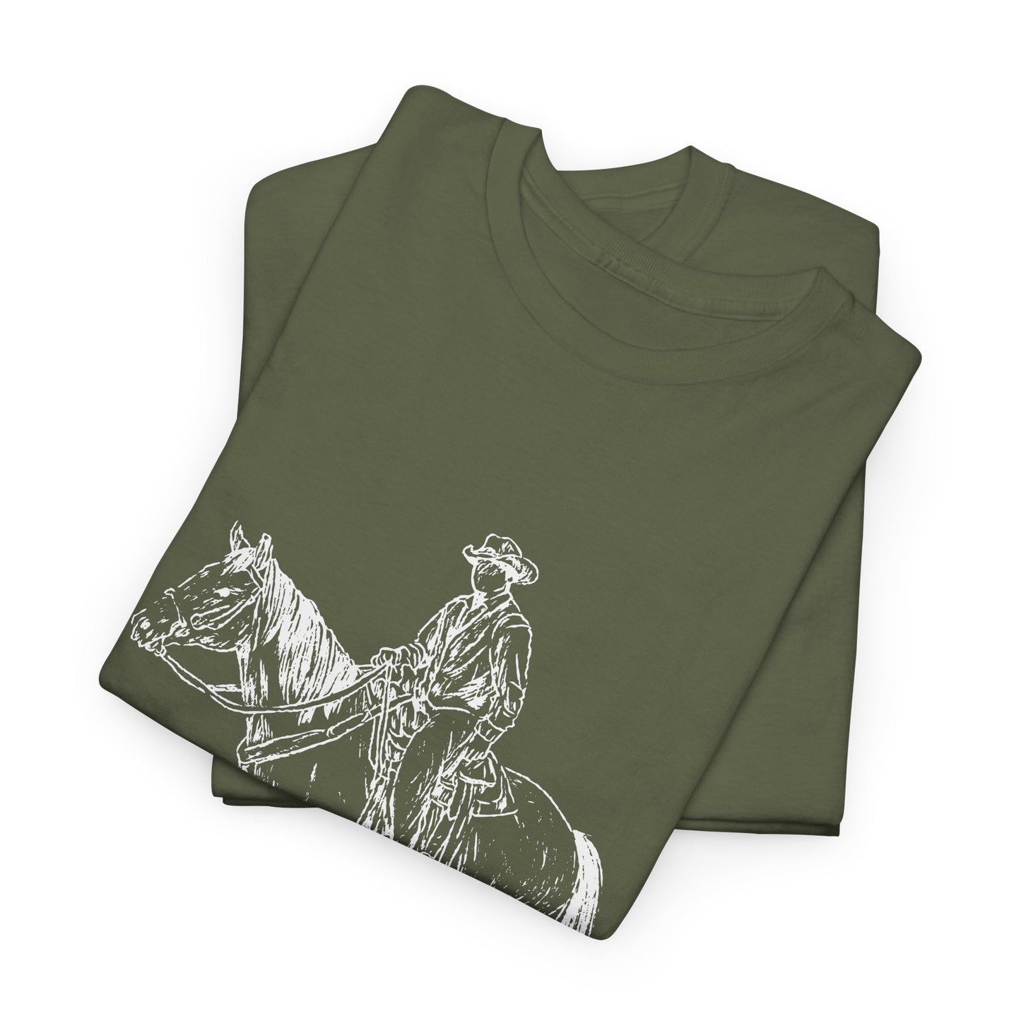 Cowboy Unisex Heavy Cotton Tee