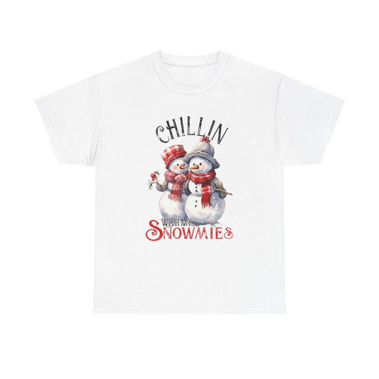 Chillin With My Snowmies Cotton Tee