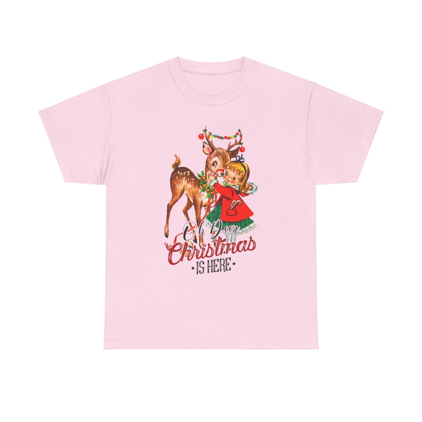 Oh Deer Christmas is Here Cotton Tee