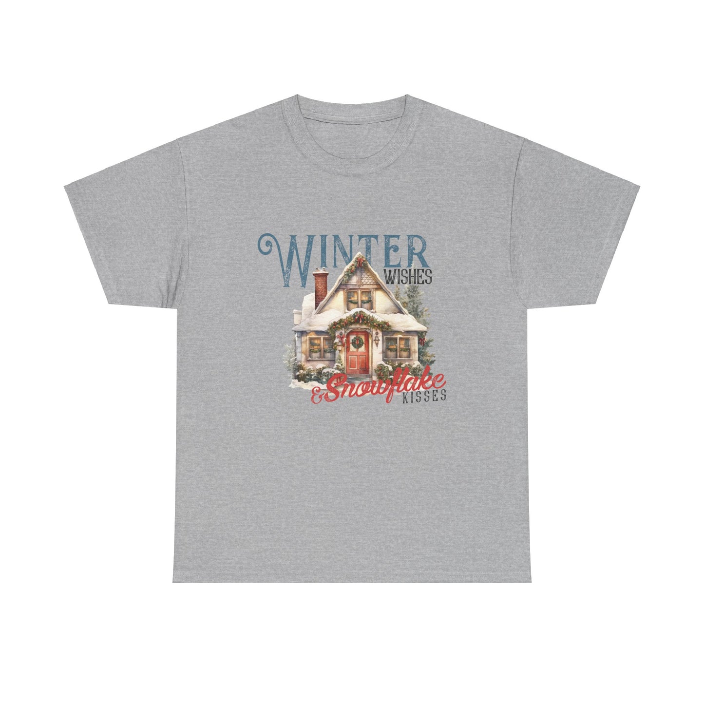 Winter Wishes & Snowflake Kisses Cotton Tee