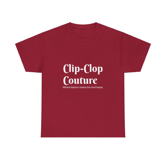 Clip Clop Unisex Heavy Cotton Tee