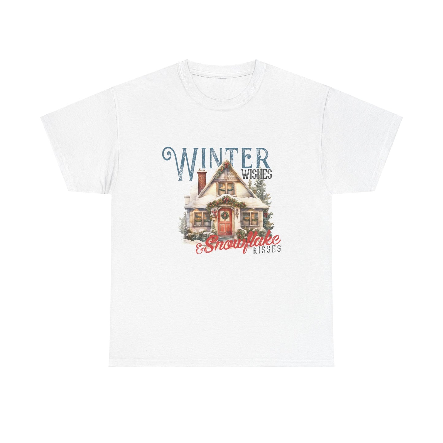 Winter Wishes & Snowflake Kisses Cotton Tee